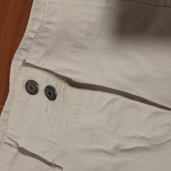 White Halogen Denim Short Skirt with pockets  Size 8 - Picture 3 of 6